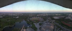Archiv Foto Webcam München: Panorama Olympiastadion und Olympiapark 05:00
