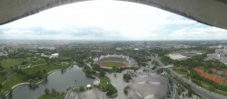 Archiv Foto Webcam München: Panorama Olympiastadion und Olympiapark 13:00
