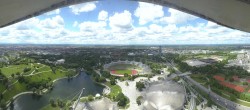 Archiv Foto Webcam München: Panorama Olympiastadion und Olympiapark 11:00