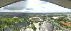 Archiv Foto Webcam München: Panorama Olympiastadion und Olympiapark 13:00