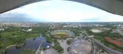Archiv Foto Webcam München: Panorama Olympiastadion und Olympiapark 05:00