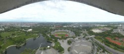 Archiv Foto Webcam München: Panorama Olympiastadion und Olympiapark 07:00