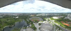 Archiv Foto Webcam München: Panorama Olympiastadion und Olympiapark 09:00