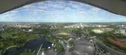 Archiv Foto Webcam München: Panorama Olympiastadion und Olympiapark 07:00