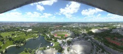Archiv Foto Webcam München: Panorama Olympiastadion und Olympiapark 11:00