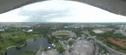 Archiv Foto Webcam München: Panorama Olympiastadion und Olympiapark 07:00