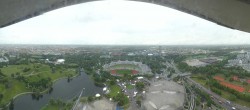 Archiv Foto Webcam München: Panorama Olympiastadion und Olympiapark 12:00