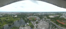 Archiv Foto Webcam München: Panorama Olympiastadion und Olympiapark 13:00