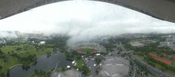 Archiv Foto Webcam München: Panorama Olympiastadion und Olympiapark 07:00