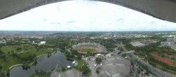 Archiv Foto Webcam München: Panorama Olympiastadion und Olympiapark 11:00