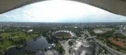Archiv Foto Webcam München: Panorama Olympiastadion und Olympiapark 15:00