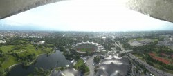 Archiv Foto Webcam München: Panorama Olympiastadion und Olympiapark 17:00