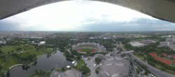 Archiv Foto Webcam München: Panorama Olympiastadion und Olympiapark 19:00