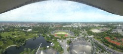 Archiv Foto Webcam München: Panorama Olympiastadion und Olympiapark 07:00