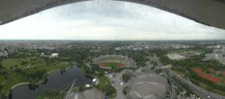 Archiv Foto Webcam München: Panorama Olympiastadion und Olympiapark 09:00