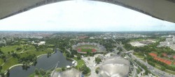 Archiv Foto Webcam München: Panorama Olympiastadion und Olympiapark 11:00