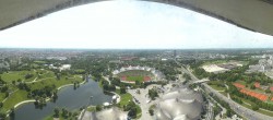 Archiv Foto Webcam München: Panorama Olympiastadion und Olympiapark 13:00