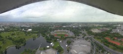 Archiv Foto Webcam München: Panorama Olympiastadion und Olympiapark 07:00