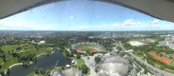 Archiv Foto Webcam München: Panorama Olympiastadion und Olympiapark 11:00