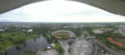 Archiv Foto Webcam München: Panorama Olympiastadion und Olympiapark 07:00