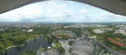 Archiv Foto Webcam München: Panorama Olympiastadion und Olympiapark 09:00