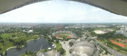 Archiv Foto Webcam München: Panorama Olympiastadion und Olympiapark 11:00