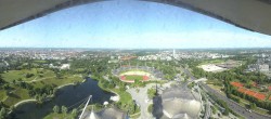 Archiv Foto Webcam München: Panorama Olympiastadion und Olympiapark 07:00