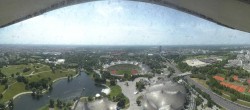 Archiv Foto Webcam München: Panorama Olympiastadion und Olympiapark 13:00