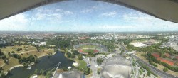 Archiv Foto Webcam München: Panorama Olympiastadion und Olympiapark 09:00