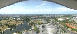 Archiv Foto Webcam München: Panorama Olympiastadion und Olympiapark 11:00