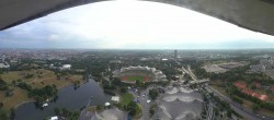 Archiv Foto Webcam München: Panorama Olympiastadion und Olympiapark 19:00