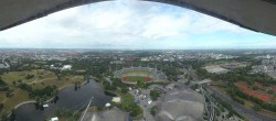 Archiv Foto Webcam München: Panorama Olympiastadion und Olympiapark 07:00