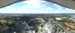 Archiv Foto Webcam München: Panorama Olympiastadion und Olympiapark 13:00