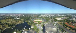 Archiv Foto Webcam München: Panorama Olympiastadion und Olympiapark 07:00