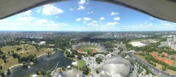 Archiv Foto Webcam München: Panorama Olympiastadion und Olympiapark 11:00