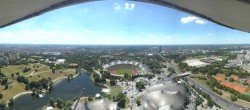 Archiv Foto Webcam München: Panorama Olympiastadion und Olympiapark 13:00