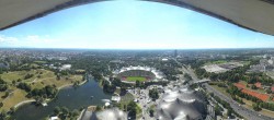 Archiv Foto Webcam München: Panorama Olympiastadion und Olympiapark 15:00