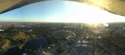 Archiv Foto Webcam München: Panorama Olympiastadion und Olympiapark 19:00