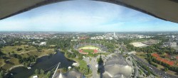 Archiv Foto Webcam München: Panorama Olympiastadion und Olympiapark 07:00