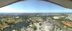 Archiv Foto Webcam München: Panorama Olympiastadion und Olympiapark 11:00