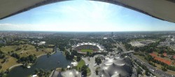 Archiv Foto Webcam München: Panorama Olympiastadion und Olympiapark 15:00