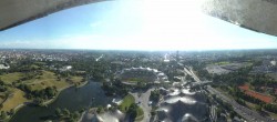 Archiv Foto Webcam München: Panorama Olympiastadion und Olympiapark 17:00