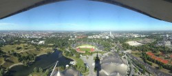 Archiv Foto Webcam München: Panorama Olympiastadion und Olympiapark 07:00