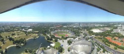 Archiv Foto Webcam München: Panorama Olympiastadion und Olympiapark 11:00