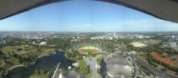 Archiv Foto Webcam München: Panorama Olympiastadion und Olympiapark 08:00