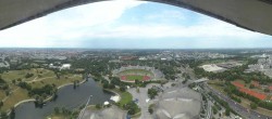 Archiv Foto Webcam München: Panorama Olympiastadion und Olympiapark 11:00