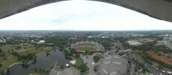 Archiv Foto Webcam München: Panorama Olympiastadion und Olympiapark 13:00