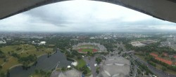 Archiv Foto Webcam München: Panorama Olympiastadion und Olympiapark 07:00