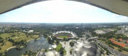 Archiv Foto Webcam München: Panorama Olympiastadion und Olympiapark 15:00