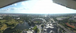Archiv Foto Webcam München: Panorama Olympiastadion und Olympiapark 17:00